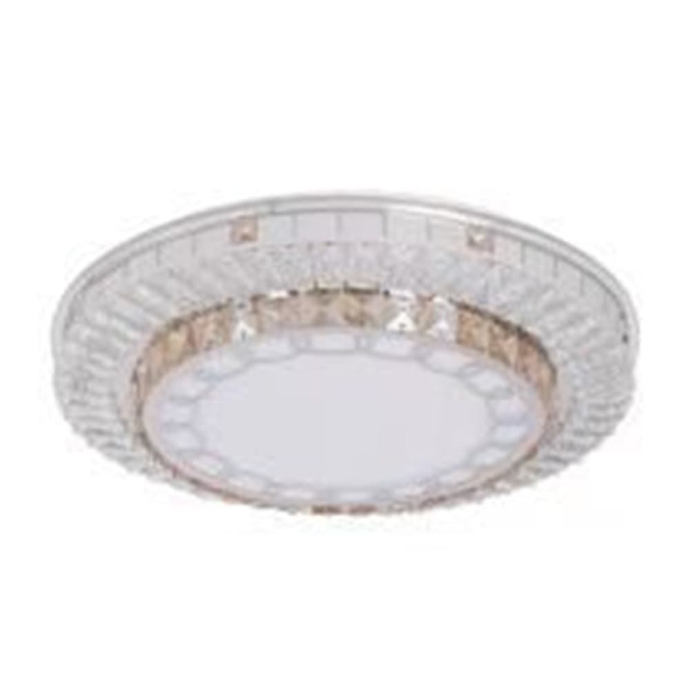 PLAFONIERA SOFFITTO 65W Ø50CM LED DESIGN A STRATI CRISTALLI CATENA LUCE FREDDA 10805 - 3