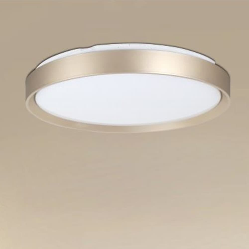 PLAFONIERA LED DA SOFFITTO CIRCOLARE 45W ANELLO ORO BIANCO LUCE FREDDA 6500K 91454 - 3