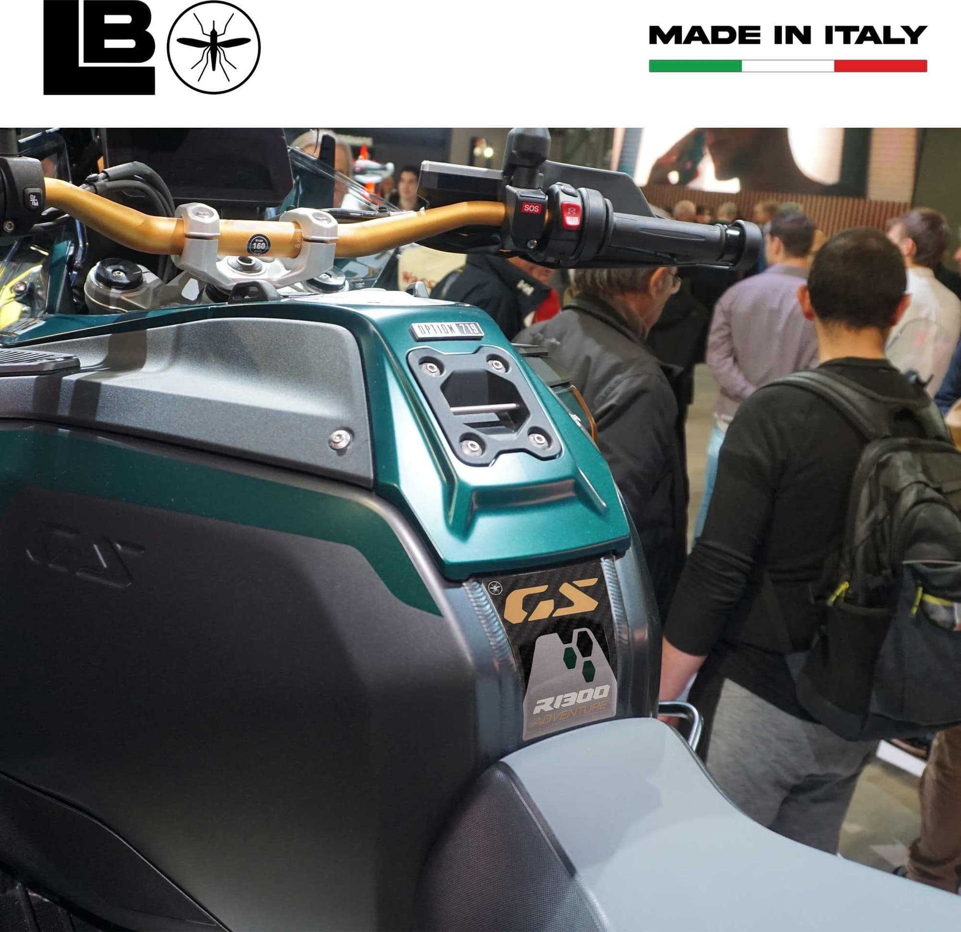 Adesivo 3D Paraserbatoio Basso compatibile con BMW R 1300 GS Adventure - 21