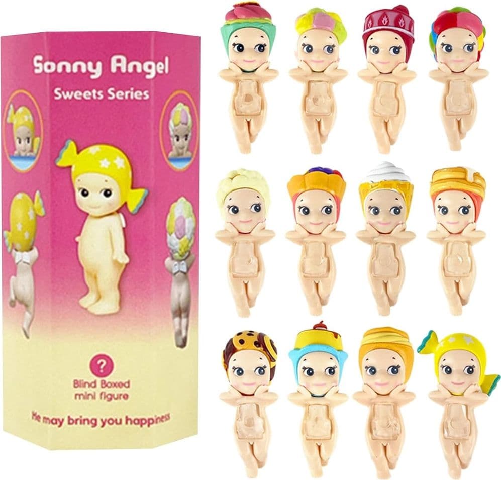 SONNY ANGELS SERIES MINI FIGURE ANIME ORNAMENTI TELEFONO SCRIVANIA COMPUTER CON ADESIVO - 22