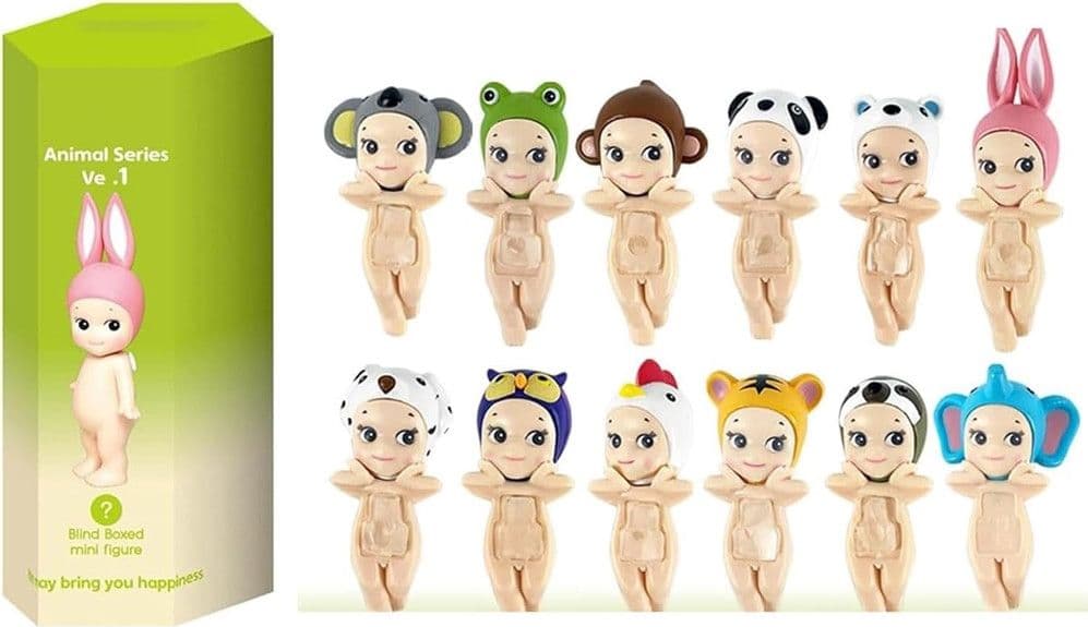 SONNY ANGELS SERIES MINI FIGURE ANIME ORNAMENTI TELEFONO SCRIVANIA COMPUTER CON ADESIVO - 56