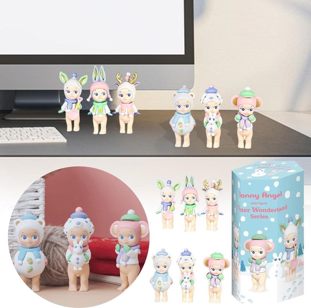 SONNY ANGELS SERIES MINI FIGURE ANIME ORNAMENTI TELEFONO SCRIVANIA COMPUTER CON ADESIVO - 59