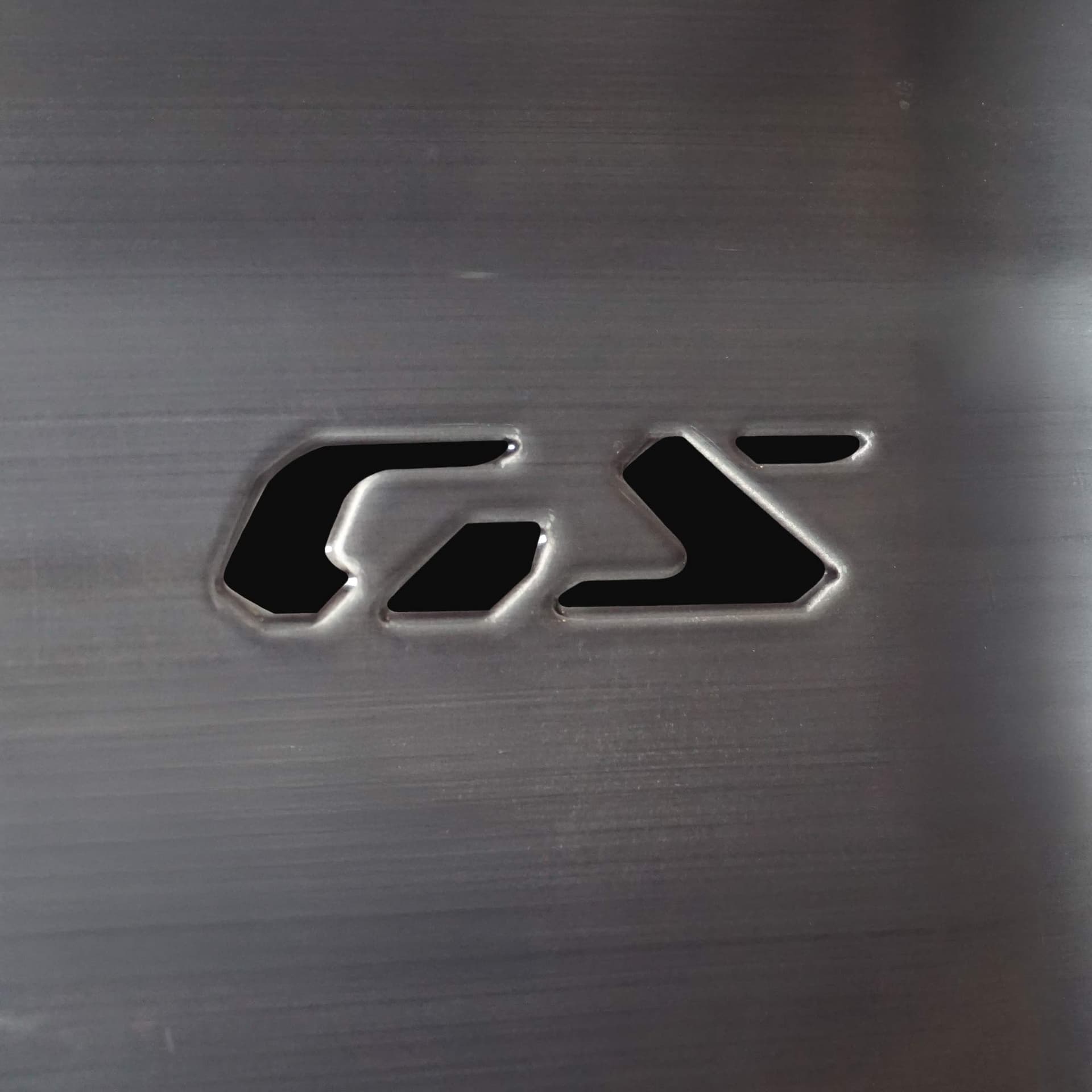 Coppia di Adesivi Prespaziati Scritta GS compatibile con BMW R1300GS Adventure