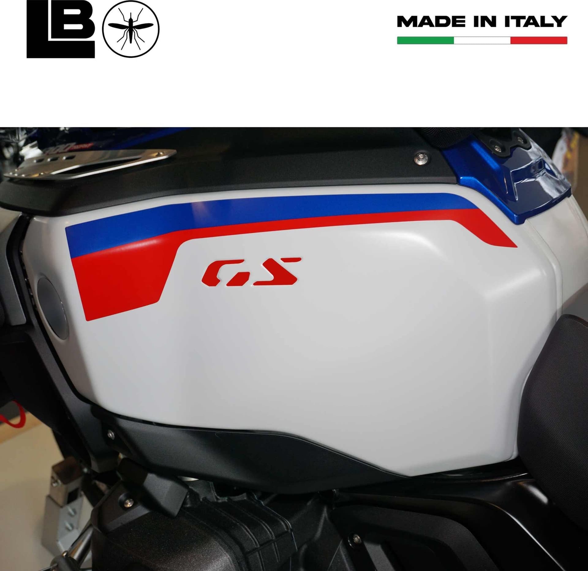 Coppia di Adesivi Prespaziati Scritta GS compatibile con BMW R1300GS Adventure - 15