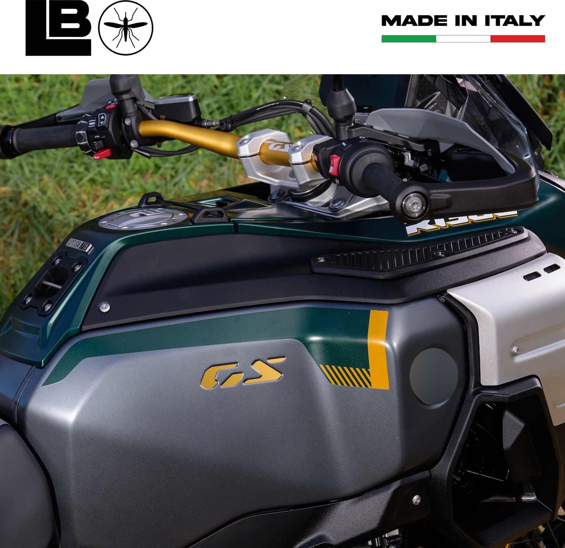 Coppia di Adesivi Prespaziati Scritta GS compatibile con BMW R1300GS Adventure - 9