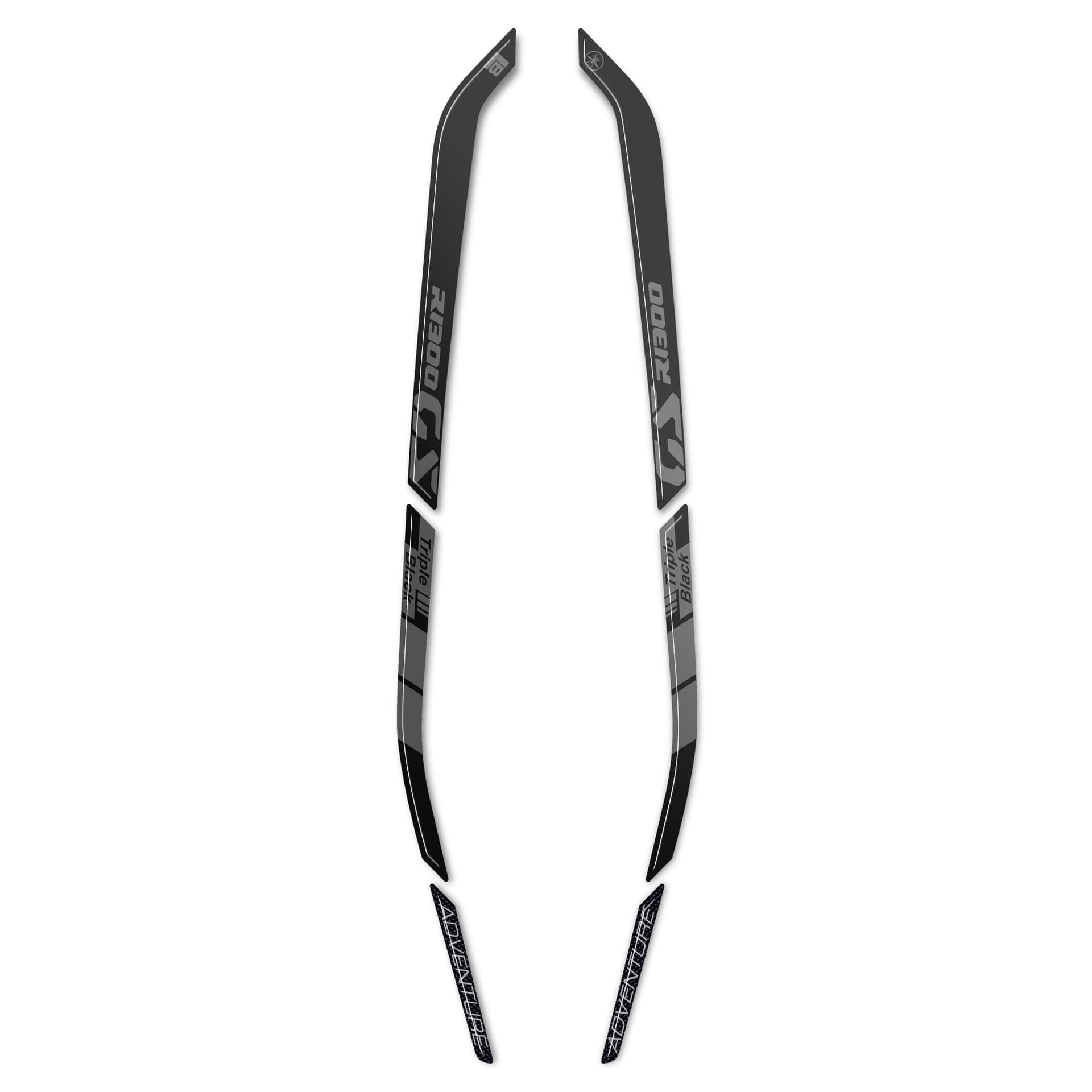 Adesivi 3D per Maniglie con Bauletto compatibili con BMW R1300GS Adventure - 7