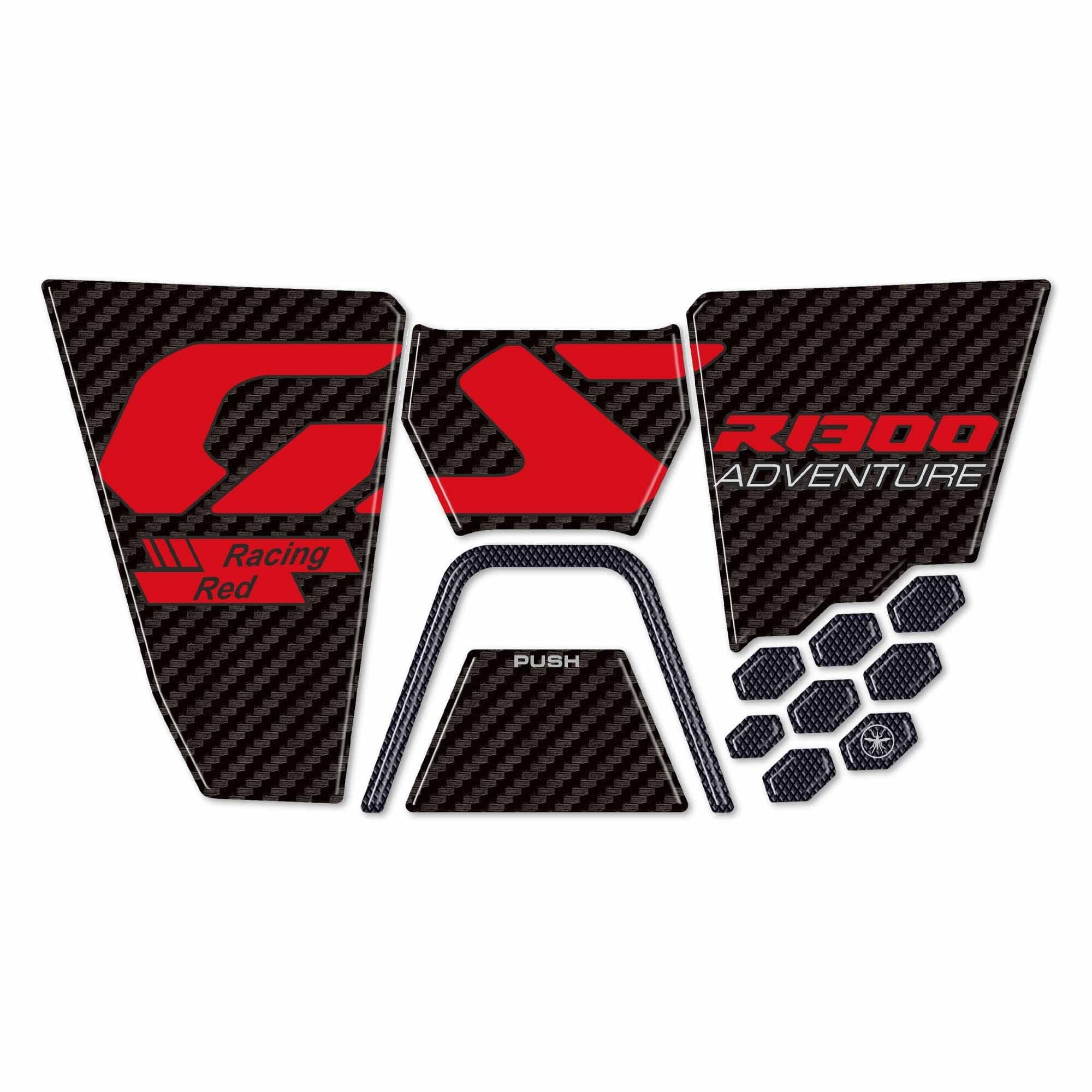 Adesivo 3D Sportellino Serbatoio compatibile con BMW R1300GS Adventure - 13