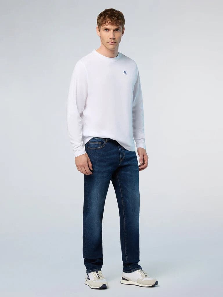 North Sails T-shirt uomo manica lunga in T-shirt Broadway Red - Barletta, commercioVirtuoso.it