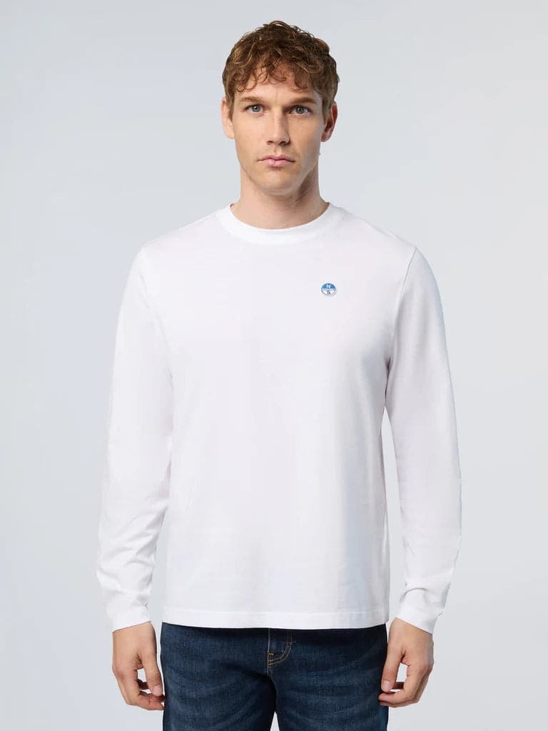 North Sails T-shirt uomo manica lunga in T-shirt Broadway Red - Barletta, commercioVirtuoso.it