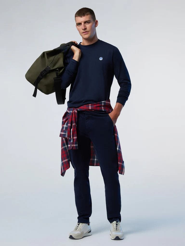 North Sails T-shirt uomo manica lunga in T-shirt Broadway Red - Barletta, commercioVirtuoso.it
