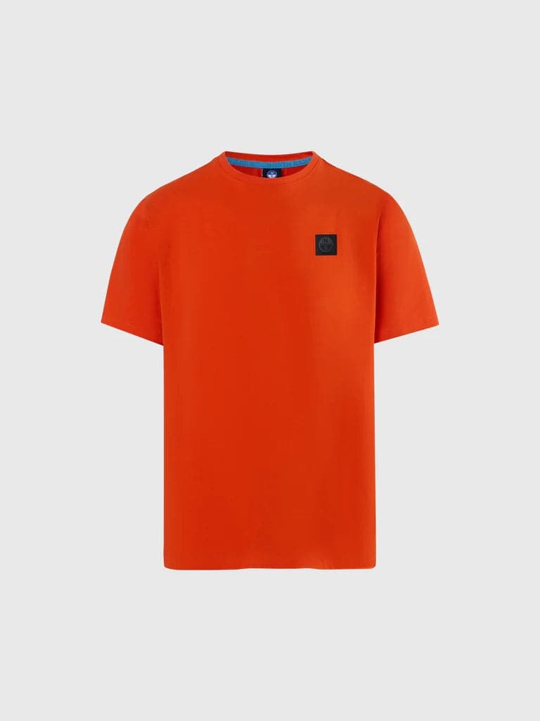 North Sails T-shirt uomo con patch North Tech in T-shirt Broadway Red - Barletta, commercioVirtuoso.it
