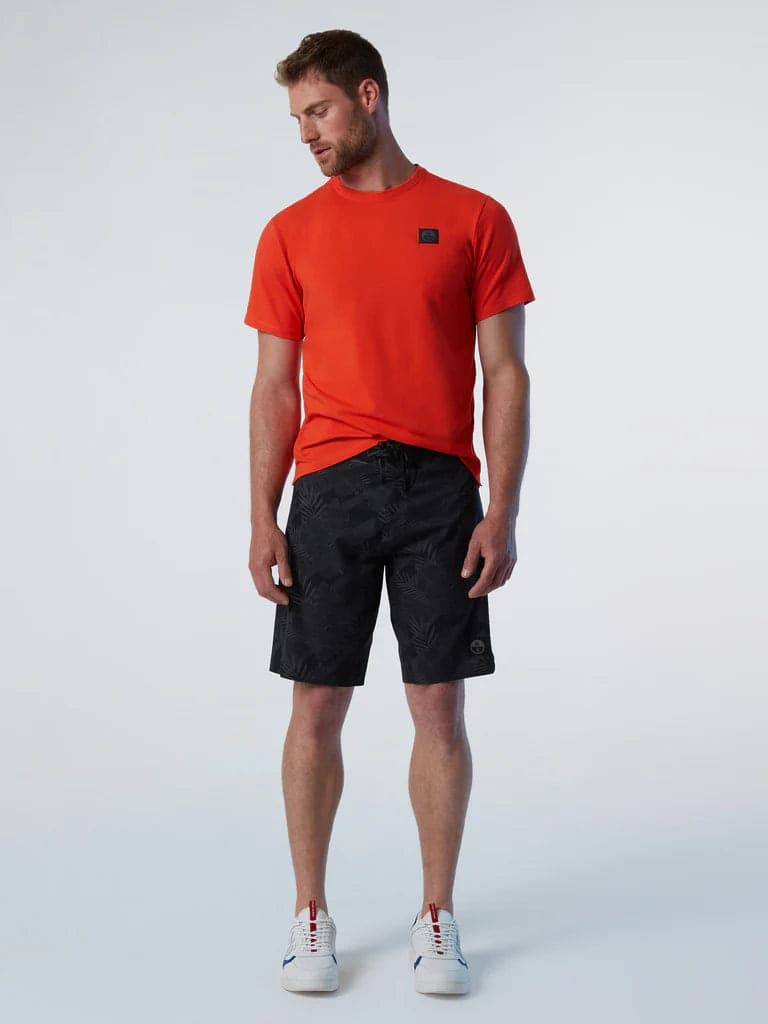 North Sails T-shirt uomo con patch North Tech in T-shirt Broadway Red - Barletta, commercioVirtuoso.it