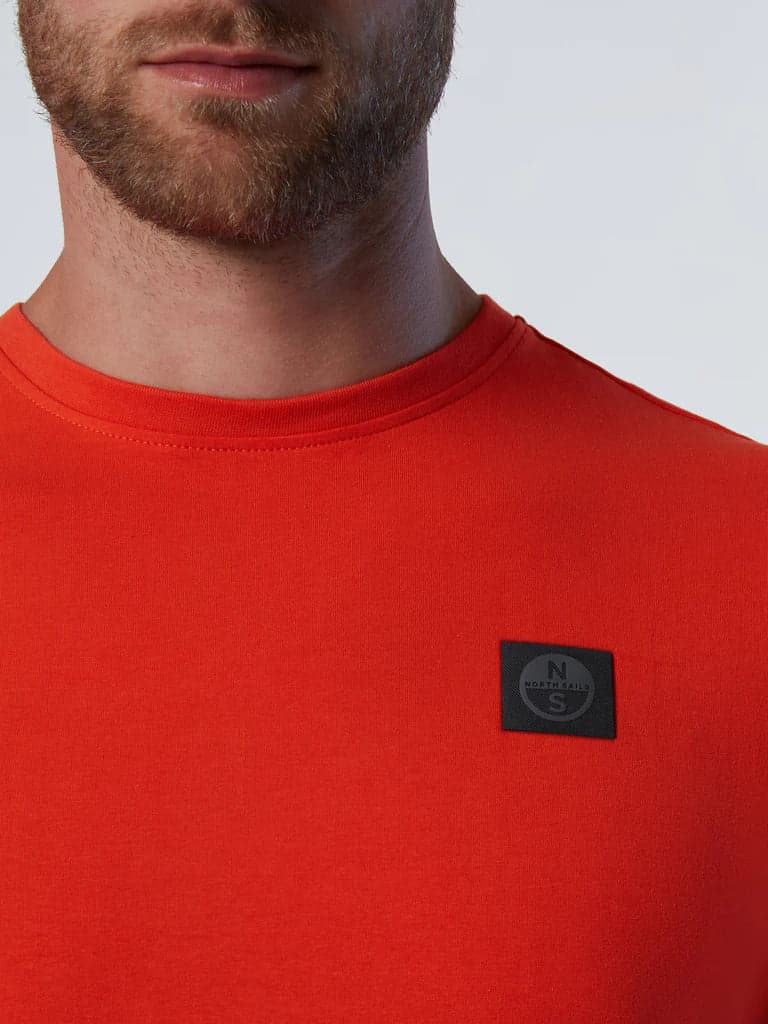 North Sails T-shirt uomo con patch North Tech in T-shirt Broadway Red - Barletta, commercioVirtuoso.it
