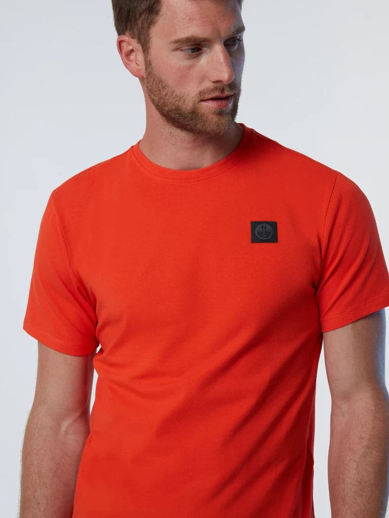 North Sails T-shirt uomo con patch North Tech in T-shirt Broadway Red - Barletta, commercioVirtuoso.it