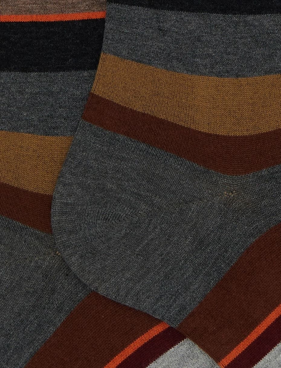 Gallo calze uomo lungo leggere multi righe in Calze Broadway Red - Barletta, commercioVirtuoso.it