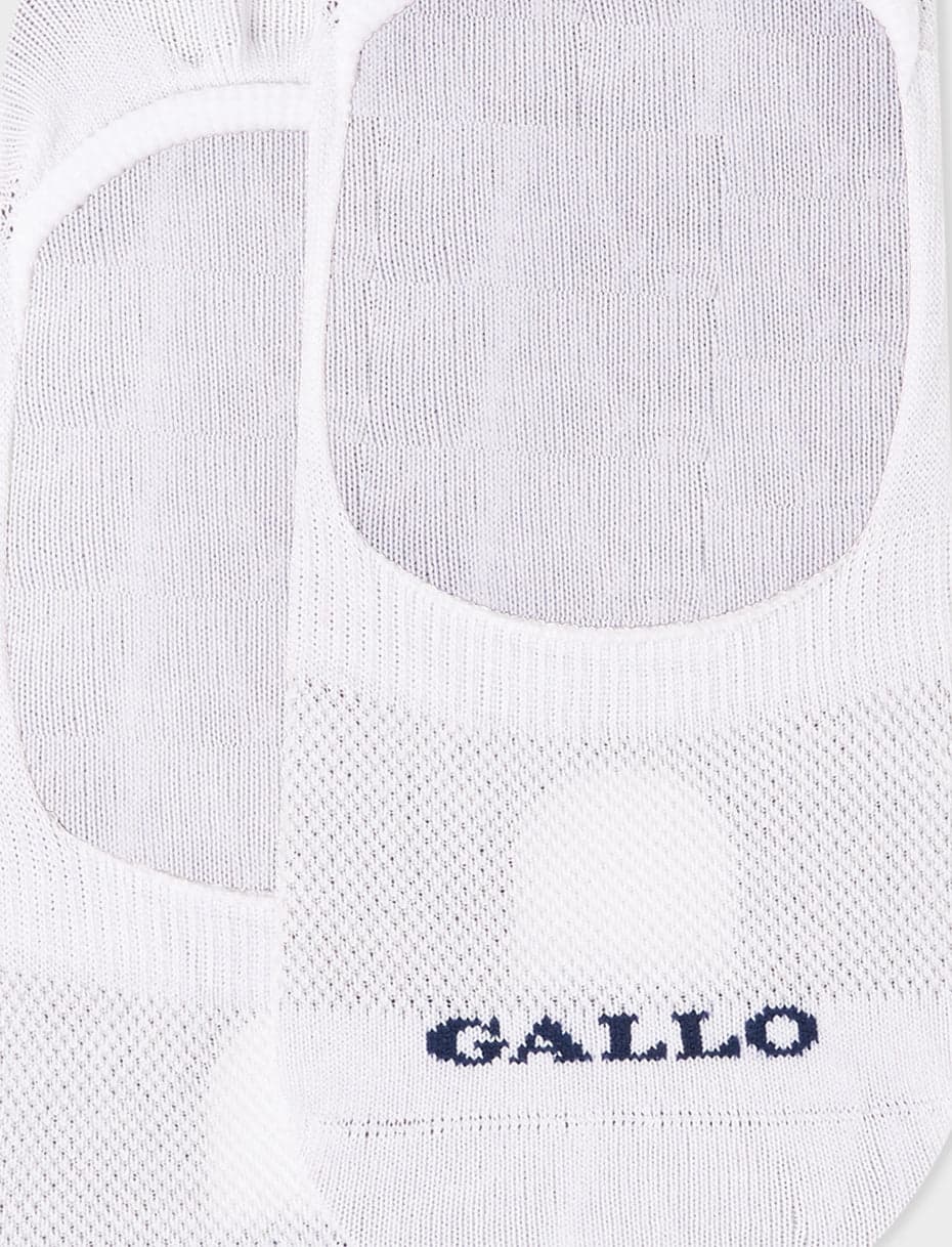 Gallo Solette accollate uomo cotone bianco tinta unita in Comfort Broadway Red - Barletta, commercioVirtuoso.it