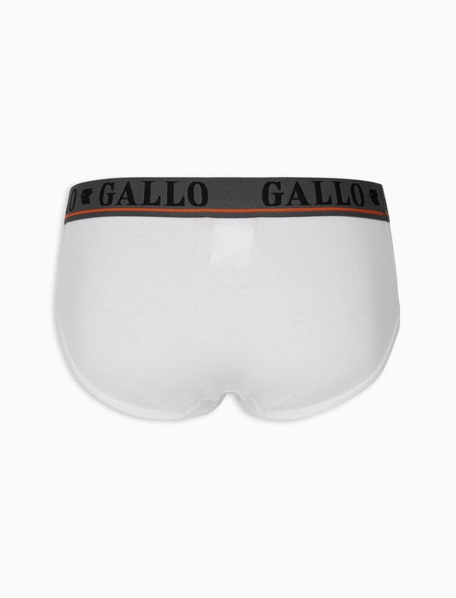Gallo Slip basico intimo cotone bianco tinta unita in Culotte e Parigamba Broadway Red - Barletta, commercioVirtuoso.it