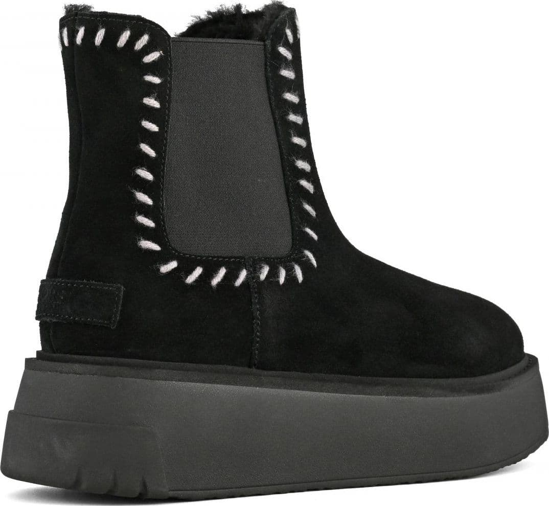 Colors of California Beatle boot wool stitching scarpe donna in Stivali Broadway Red - Barletta, commercioVirtuoso.it