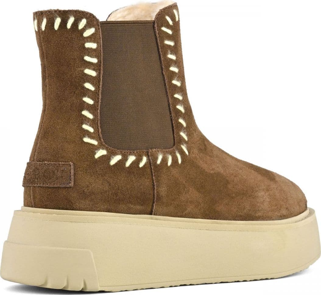 Colors of California Beatle boot wool stitching scarpe donna in Stivali Broadway Red - Barletta, commercioVirtuoso.it