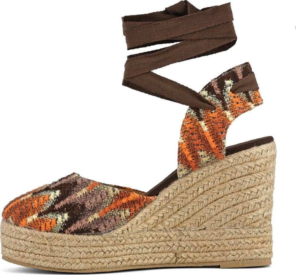Colors of California Sandali zeppa plateau tessuto fantasia etnica
scarpe donna