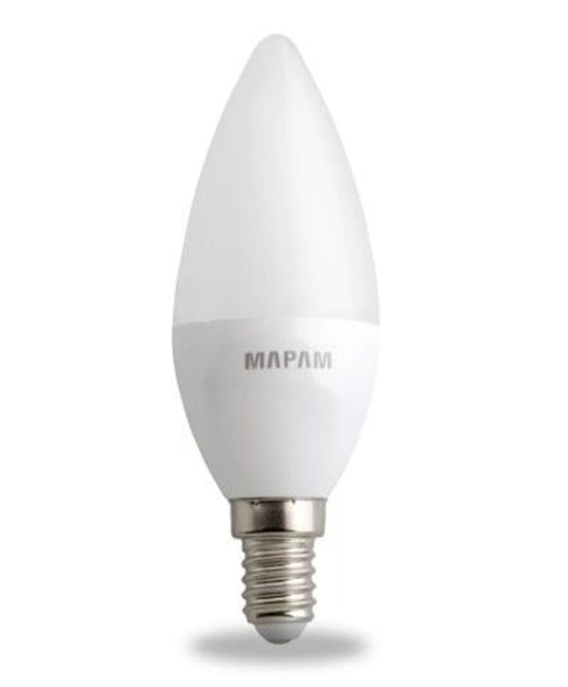 LAMPADINA LED OLIVA OPACO ATTACCO E14 3 WATT LUCE FREDDA 6500K ALTA QUALITÀ 00517 - 2