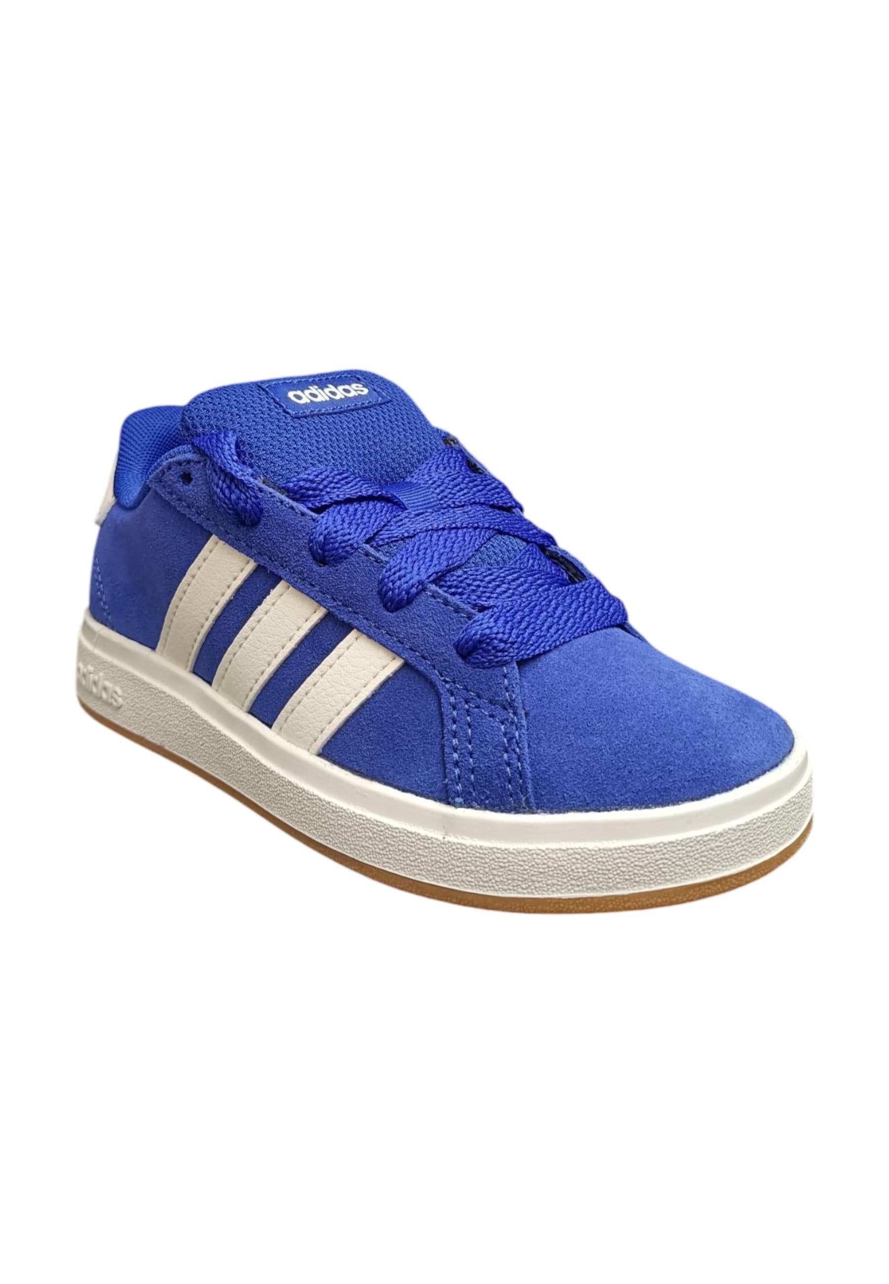 Scarpe sneakers Bambini e ragazzi adidas GRAND COURT  azzurro-bianco laccio in Ballerine Scarpetteria Gica - Trani, commercioVirtuoso.it