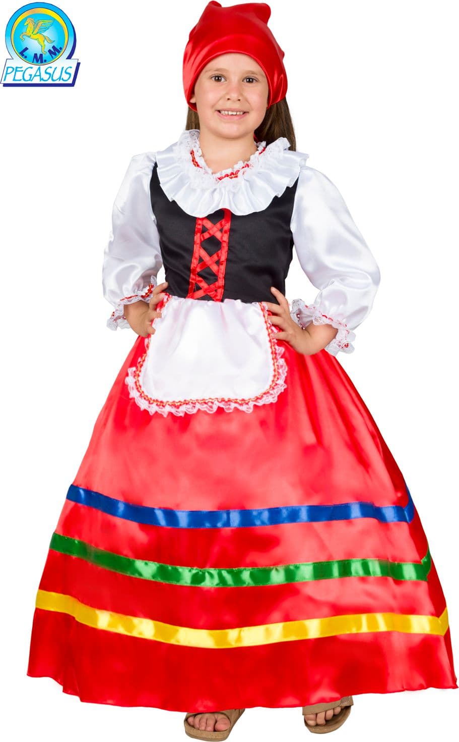 COSTUME CARNEVALE TARANTELLA PICCOLA - PEGASUS 0709