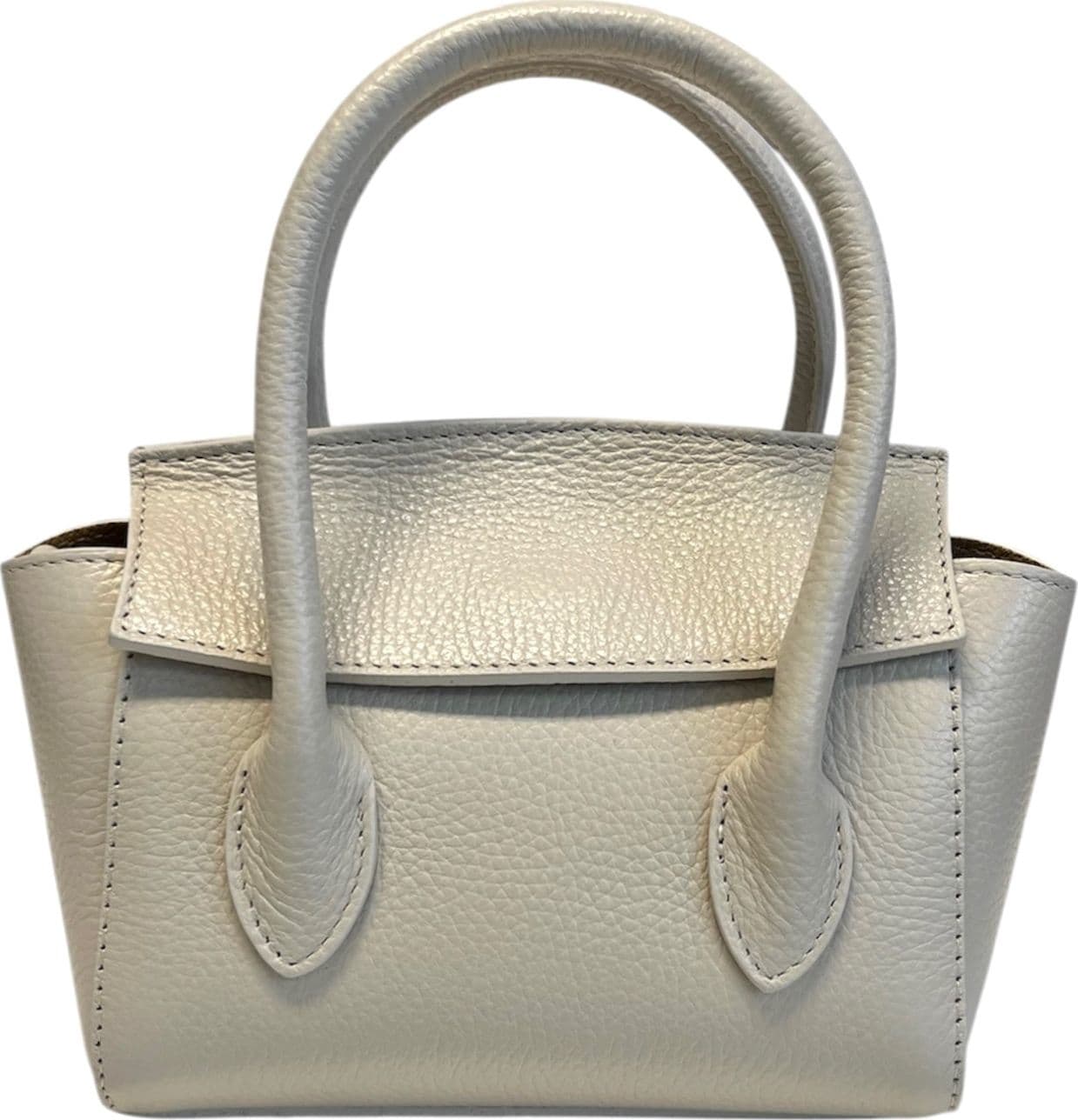 Modarno Borsetta a mano/tracolla Lily in vera pelle 19x10x13 cm - 6
