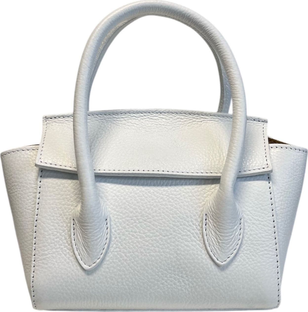 Modarno Borsetta a mano/tracolla Lily in vera pelle 19x10x13 cm - 7