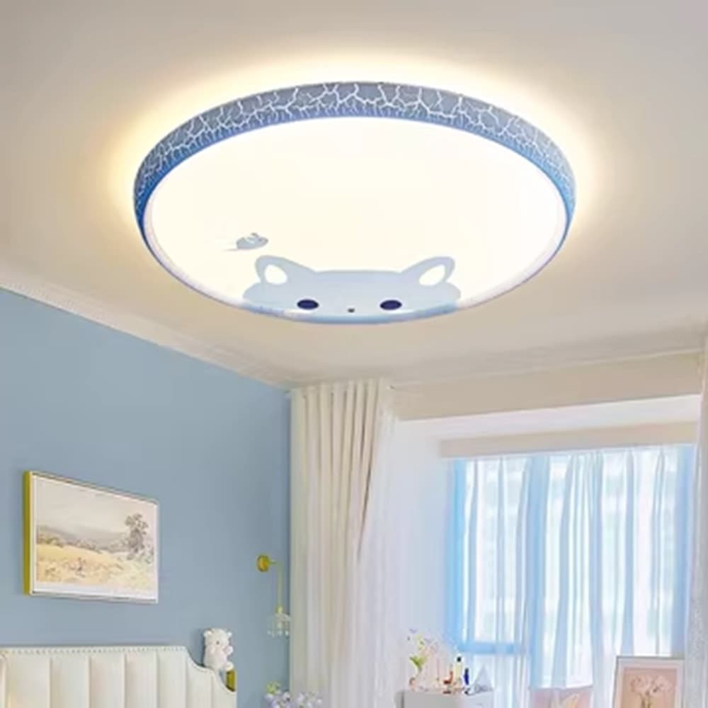 PLAFONIERA LAMPADARIO CAMERA BAMBINI LUCE NATURALE 4000K 30W 1300LM 410X60MM 98084 - 3