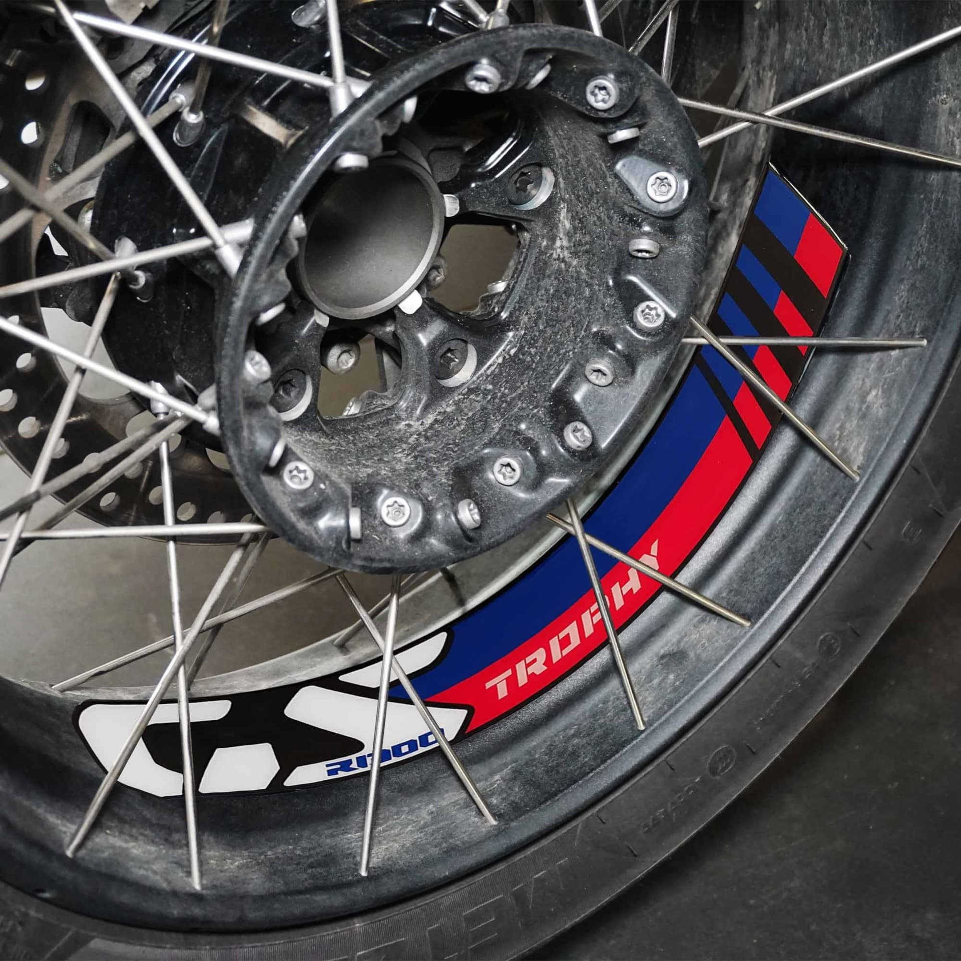 Adesivi Gel 3D Interno Cerchi compatibile con BMW R 1300GS Adventure - 1