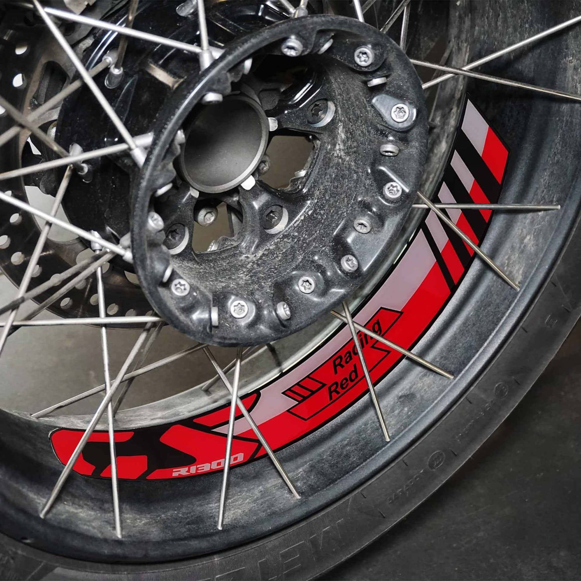 Adesivi Gel 3D Interno Cerchi compatibile con BMW R 1300GS Adventure - 13