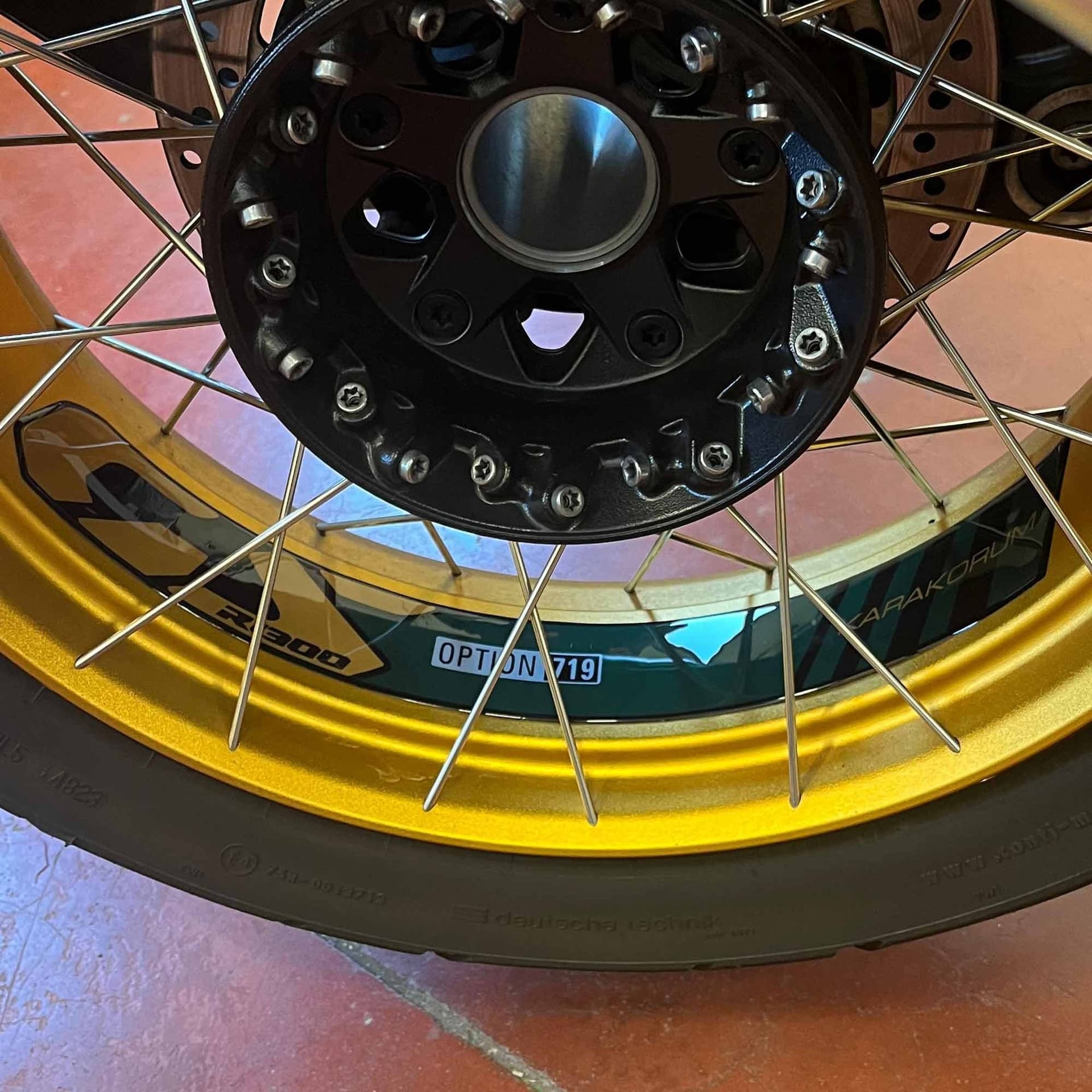 Adesivi Gel 3D Interno Cerchi compatibile con BMW R 1300GS Adventure - 19