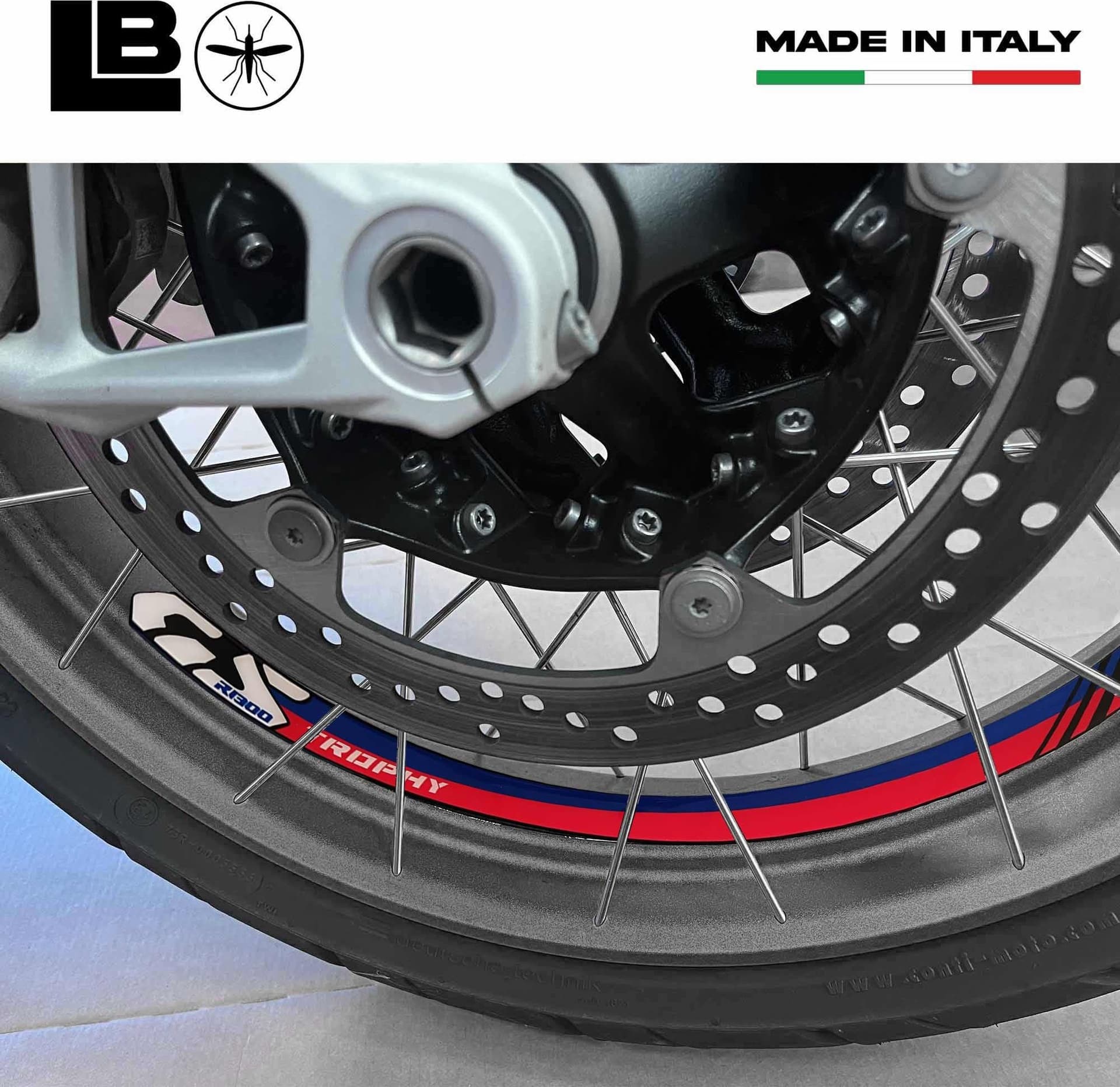 Adesivi Gel 3D Interno Cerchi compatibile con BMW R 1300GS Adventure - 3
