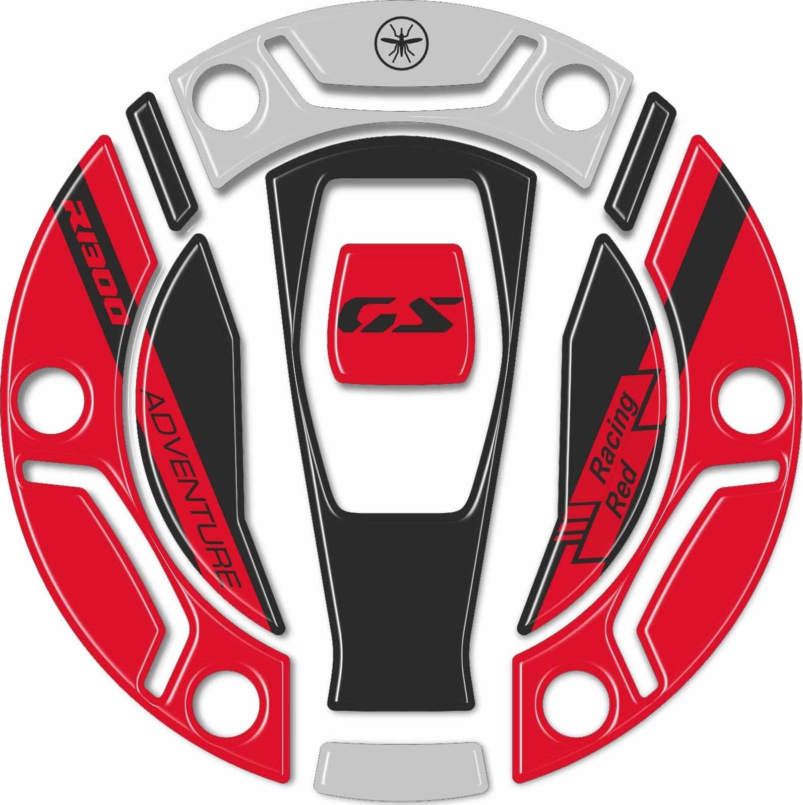 Adesivo 3D Protezione Tappo Keyless compatibile con BMW R 1300 GS Adventure - 12