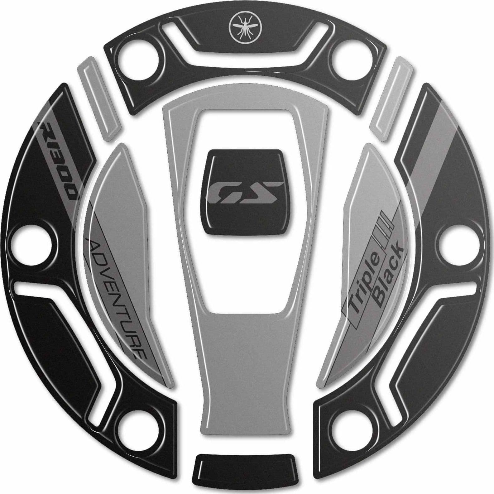 Adesivo 3D Protezione Tappo Keyless compatibile con BMW R 1300 GS Adventure - 7