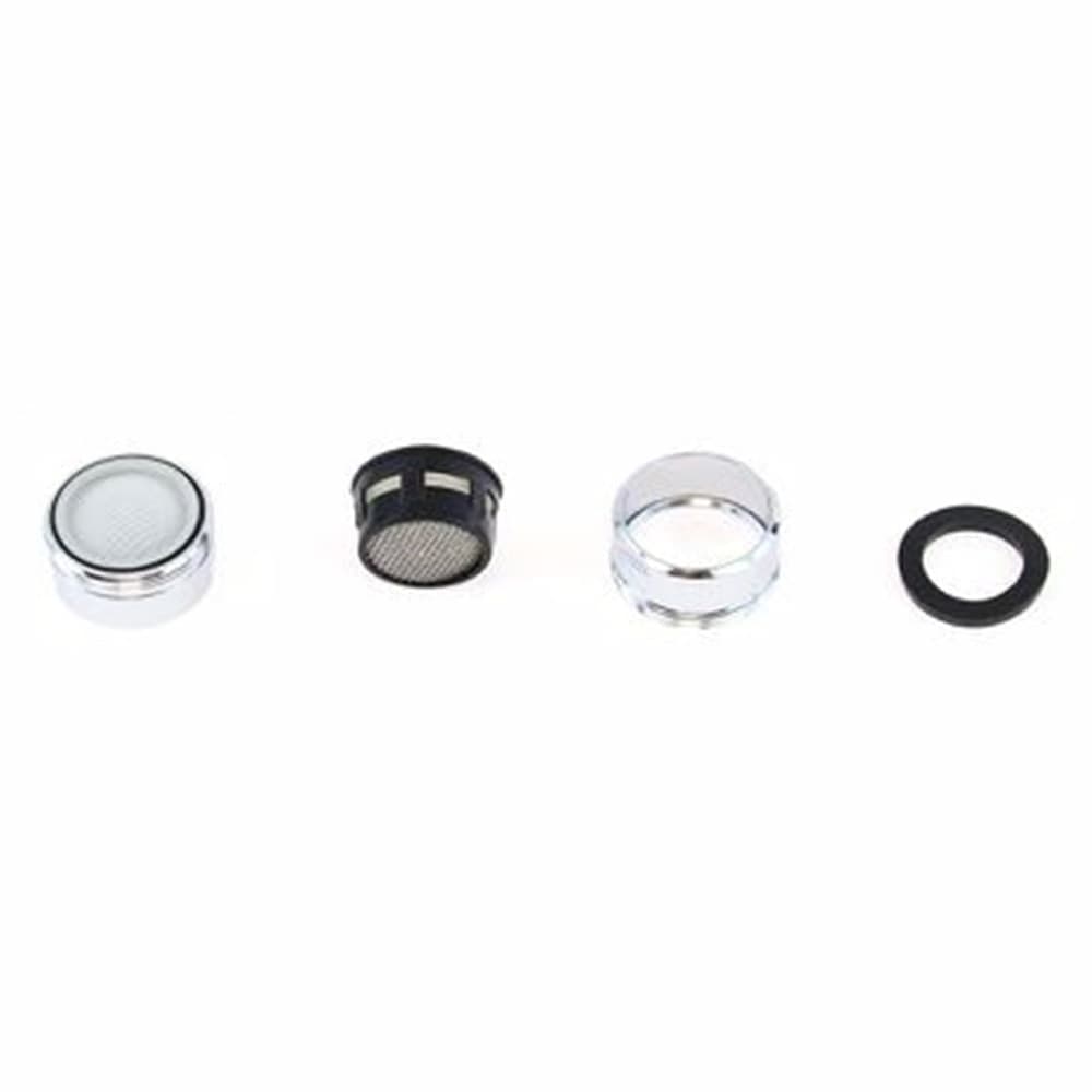 SET 2PZ AERATORE RUBINETTI FILTRO ROMPIGETTO LAVANDINO BAGNO CUCINA M24 IN OTTONE 87994 - 4