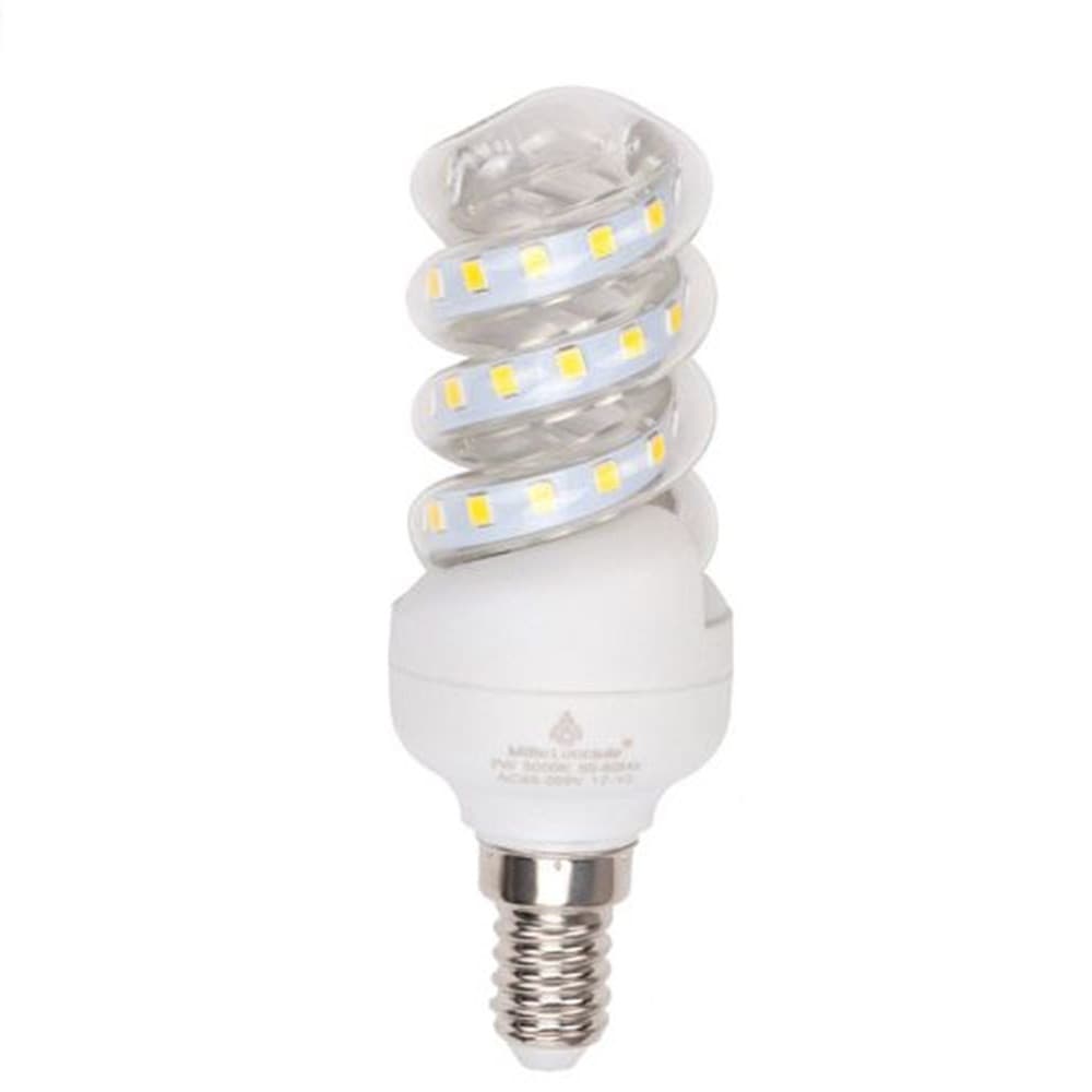 LAMPADINA LED 7 W E14 665LM SPIRALE LUCE CALDA 3000K NATURALE 4000K FREDDA 6500K - 4