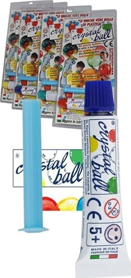 CRYSTAL BALL LE UNICHE VERE BOLLE DI PLASTICA FESTA GIOCO BAMBINI KIT PALLONCINI - 3