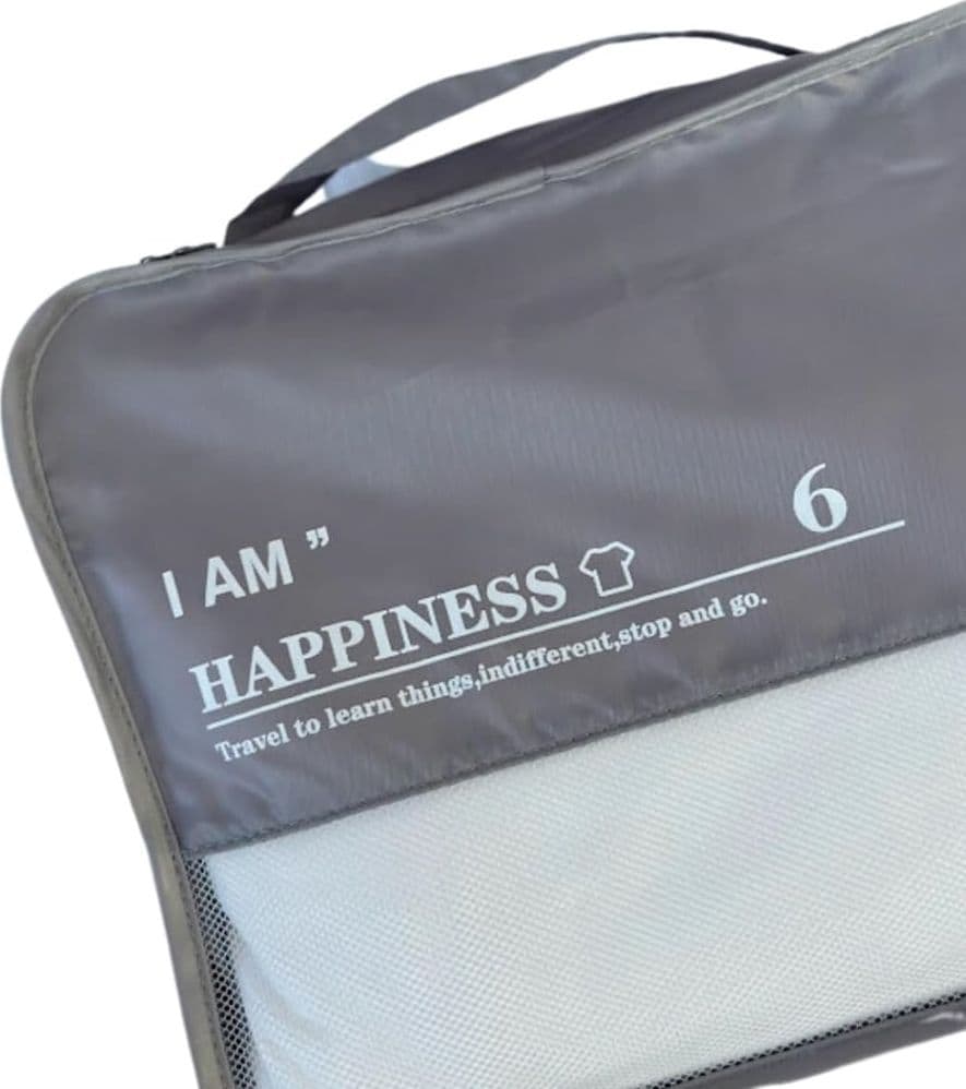 ORGANIZER VIAGGIO CASA IMPERMEABILE BORSA ORGANIZZATORE VALIGIA GRIGIO 34X29X12CM 87712 - 13