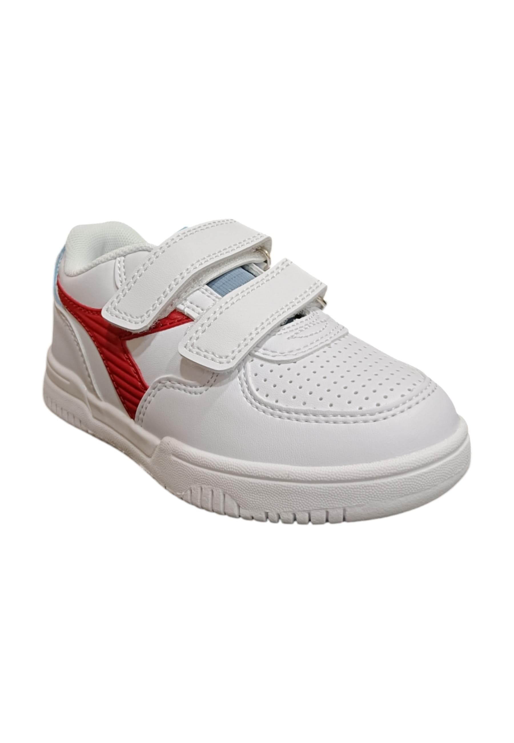 Scarpe sneakers Bambini e ragazzi Diadora RAPTOR  bianco-rosso velcro in Sneaker casual Scarpetteria Gica - Trani, commercioVirtuoso.it