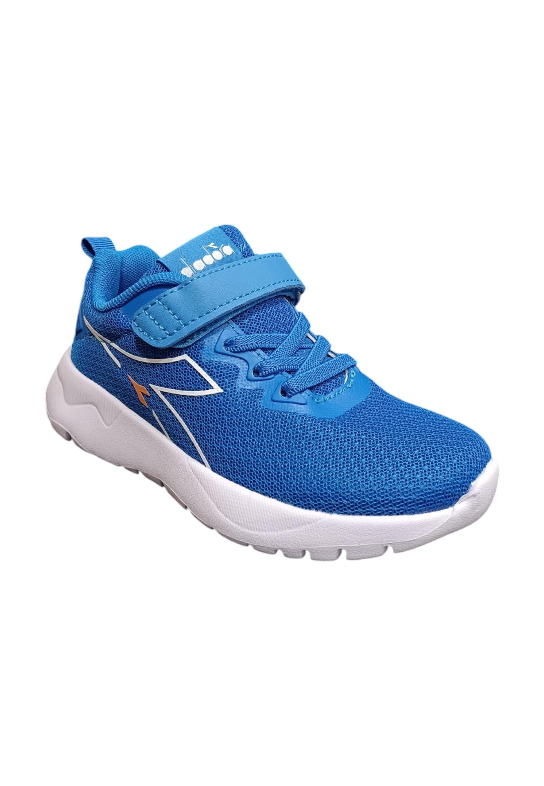 Scarpe sneakers Bambini e ragazzi Diadora evo run  azzurro-bianco laccio elastico e velcro in Sneaker casual Scarpetteria Gica - Trani, commercioVirtuoso.it