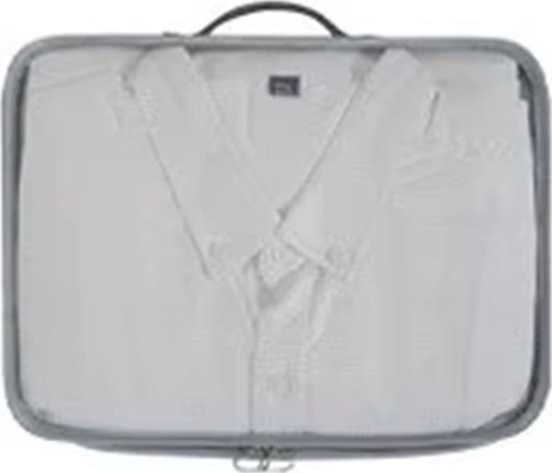 ORGANIZER VIAGGIO ORGANIZZA VALIGIA BAGAGLI BORSA PER VESTITI 30X20X12CM GRIGIA 87718 - 7