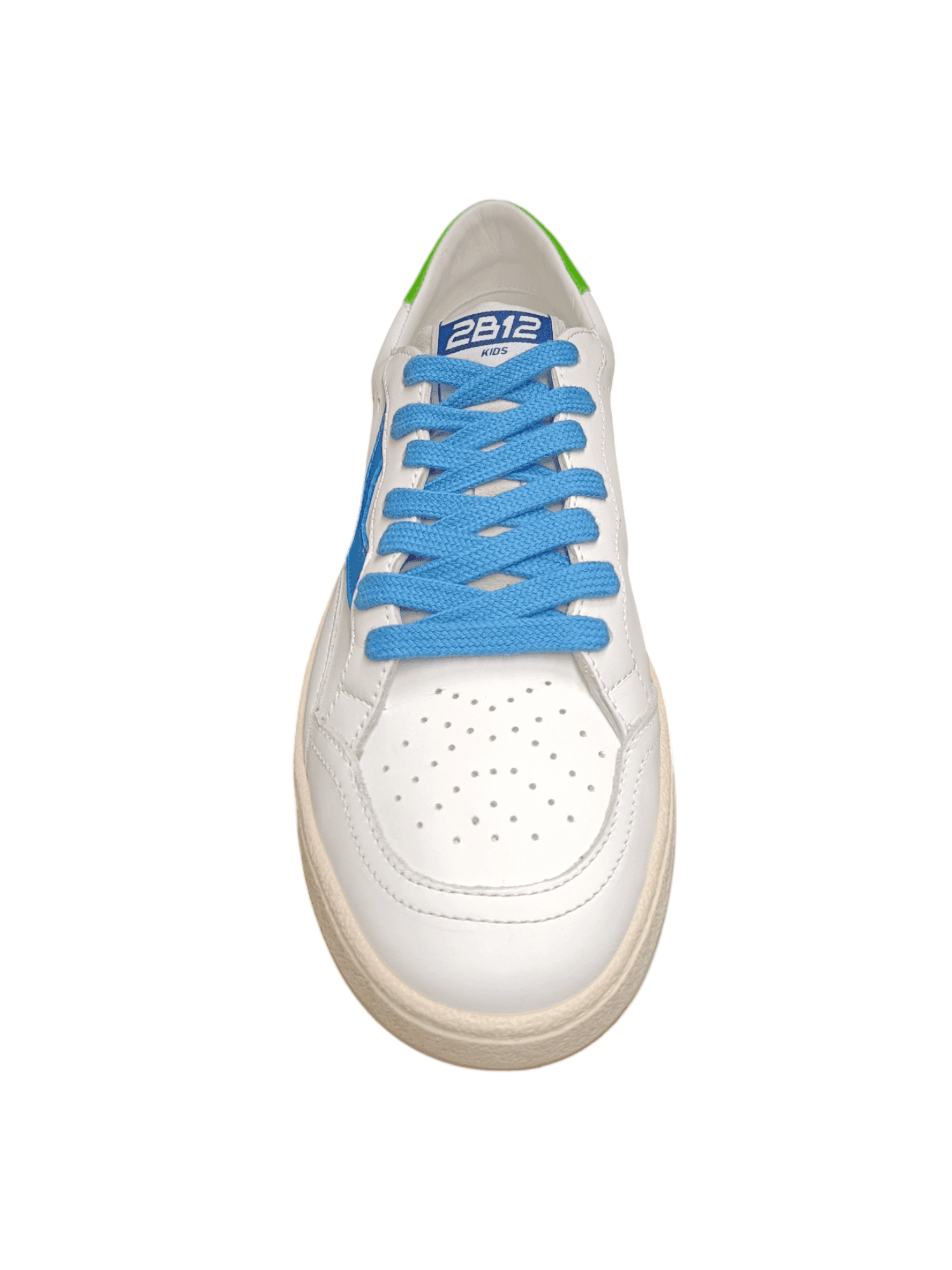 Scarpe sneakers Bambini e ragazzi 2B12 JRPLAY  bianco-celeste-verde laccio in Sneaker casual Scarpetteria Gica - Trani, commercioVirtuoso.it