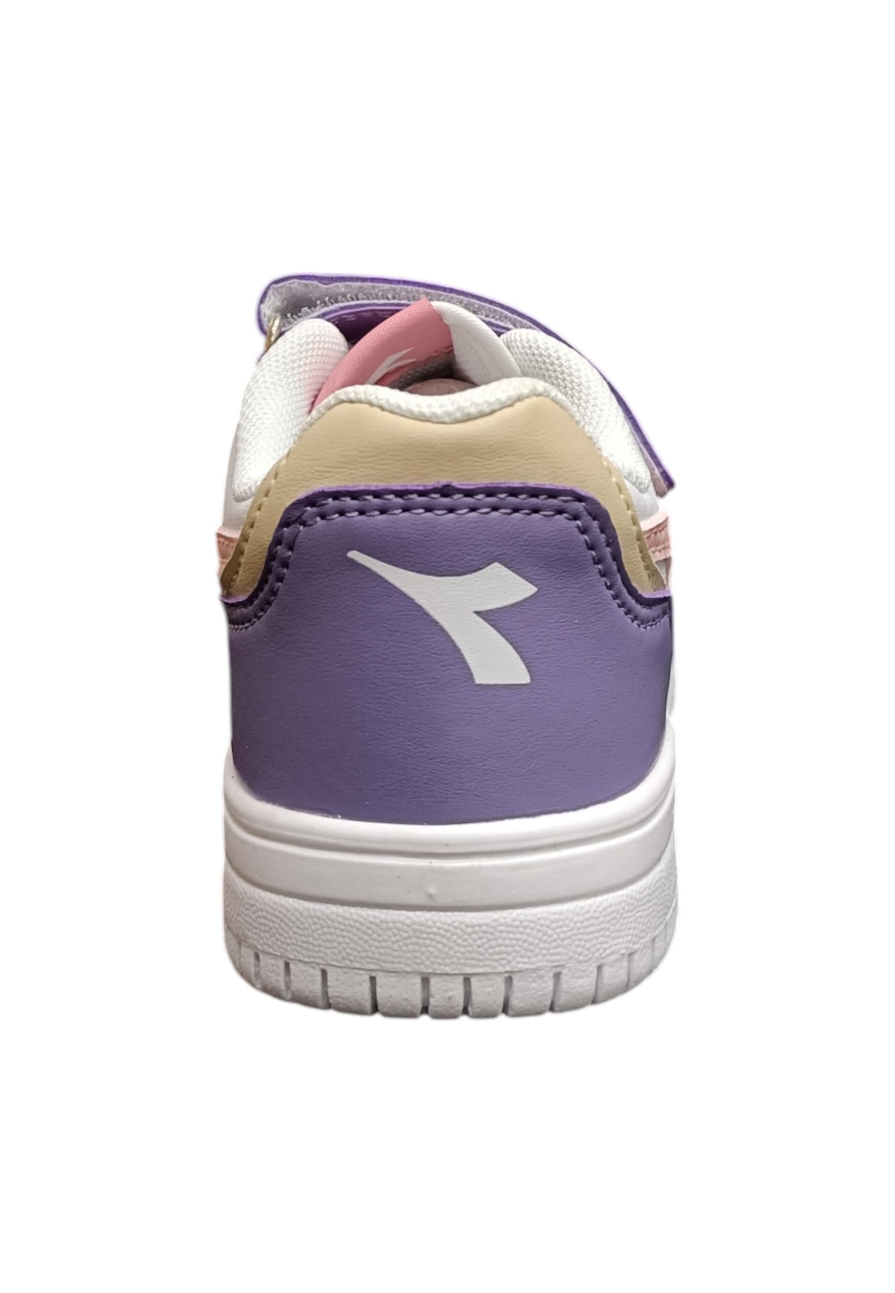 Scarpe sneakers Bambine e ragazze Diadora GAME  bianco-viola velcro in Sneaker casual Scarpetteria Gica - Trani, commercioVirtuoso.it