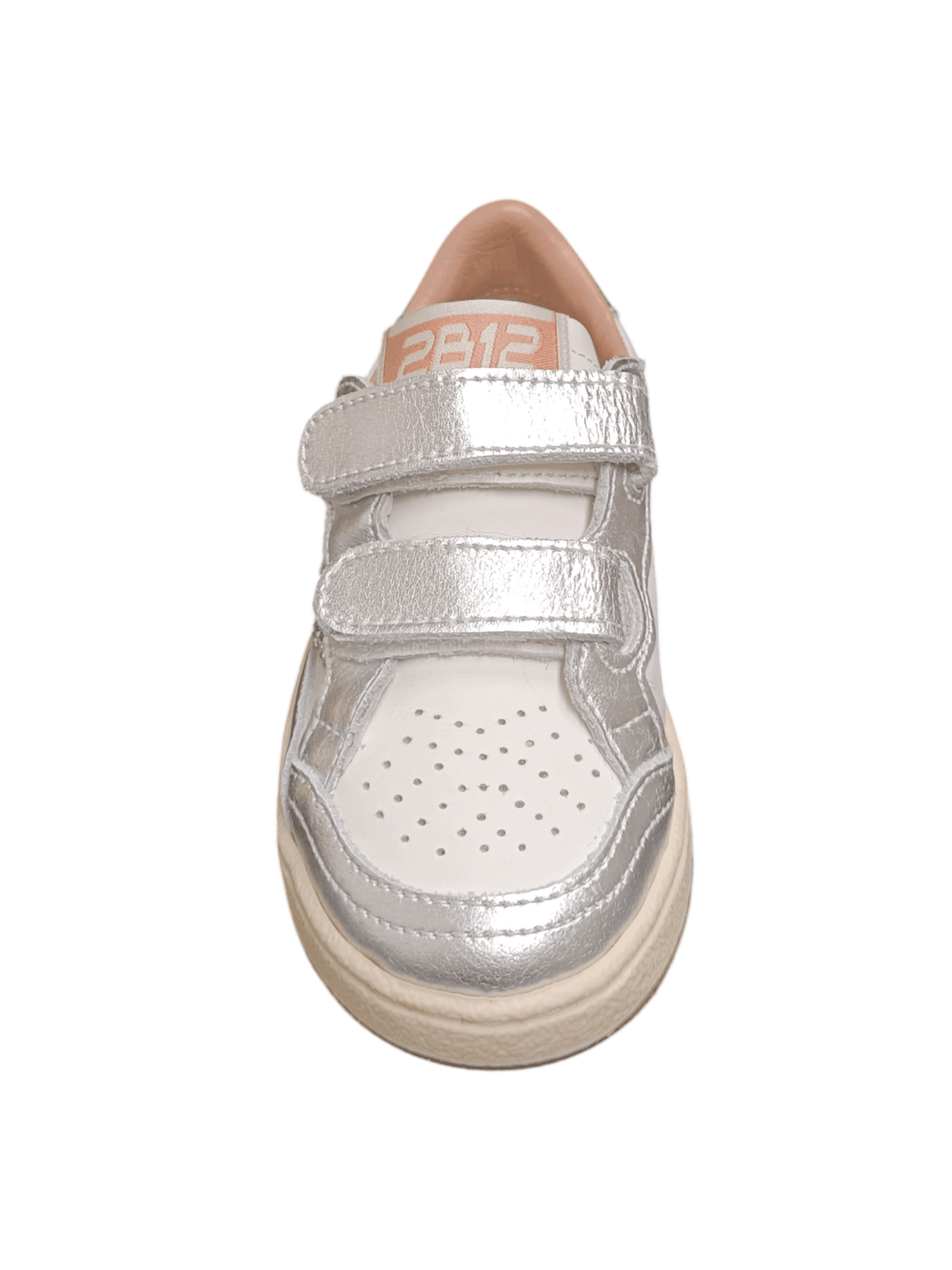 Scarpe sneakers Bambine e ragazze 2B12 BABYMINI PLAY  bianco-argento velcro in Sneaker casual Scarpetteria Gica - Trani, commercioVirtuoso.it