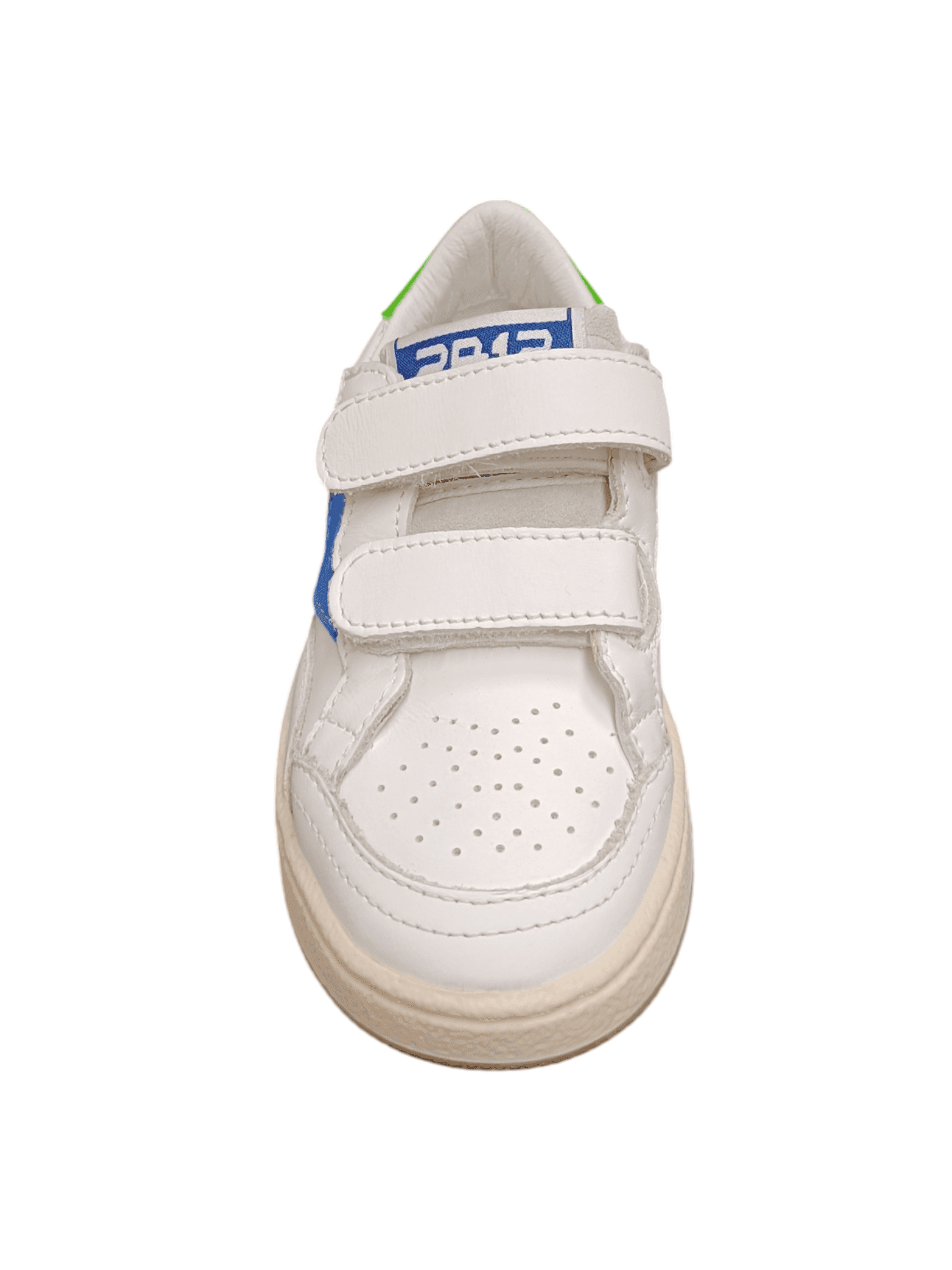 Scarpe sneakers Bambini e ragazzi 2B12 BABYMINI PLAY  bianco-celeste-verde velcro in Sneaker casual Scarpetteria Gica - Trani, commercioVirtuoso.it