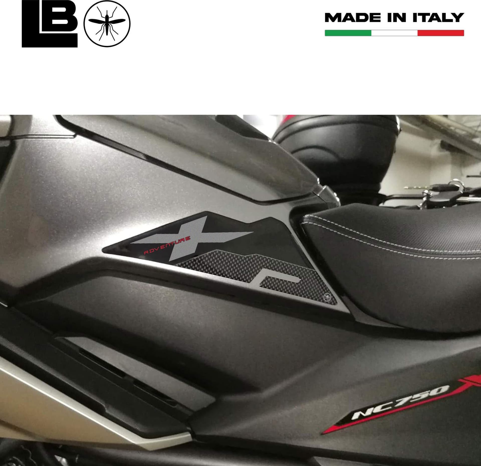 Kit 3 ADESIVI 3D Protezione compatibile per NC 750 MOTO HONDA NC750X 2016-2017 in Decalcomanie adesivi e magneti LabelBike - Bibbiano, commercioVirtuoso.it