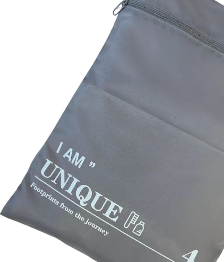 SET 2 ORGANIZER VIAGGIO CASA BORSA IMPERMEABILE ORGANIZZATORE VALIGIA GRIGIO 36X26CM 87710 - 8