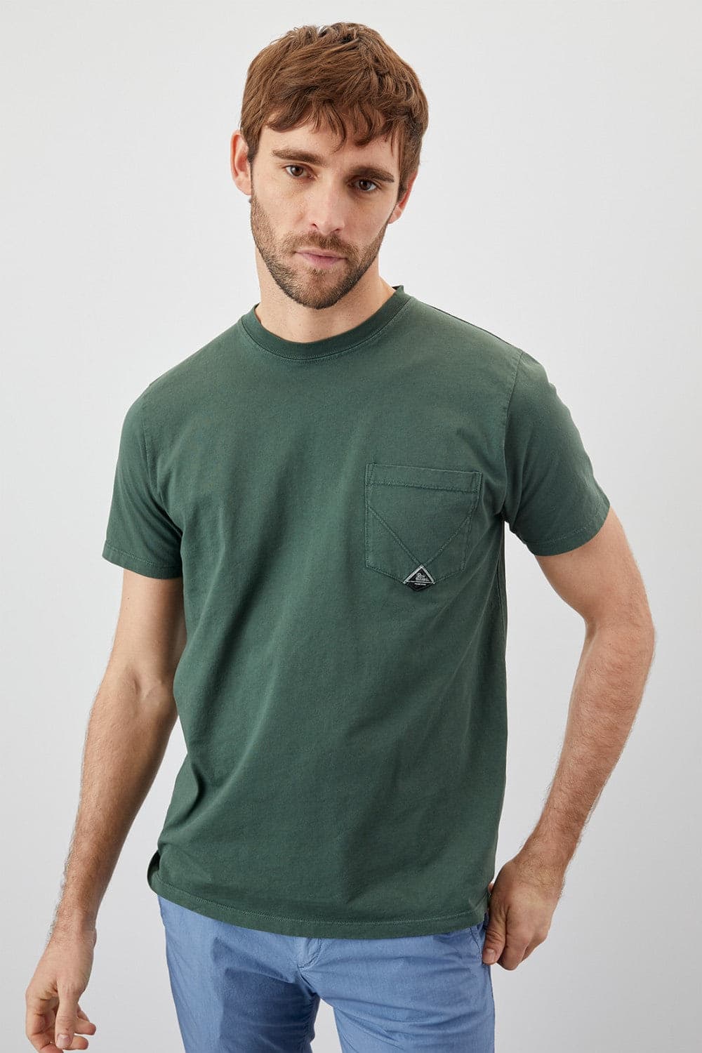 Roy Roger's T-shirt uomo pocket man heavy jersey in T-shirt Broadway Red - Barletta, commercioVirtuoso.it